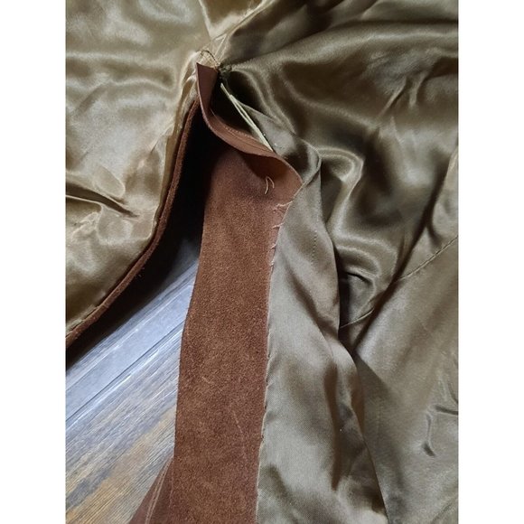 Vintage Loewe Suede Leather Jacket Outer Brown Size 44. Read - Picture 10 of 12